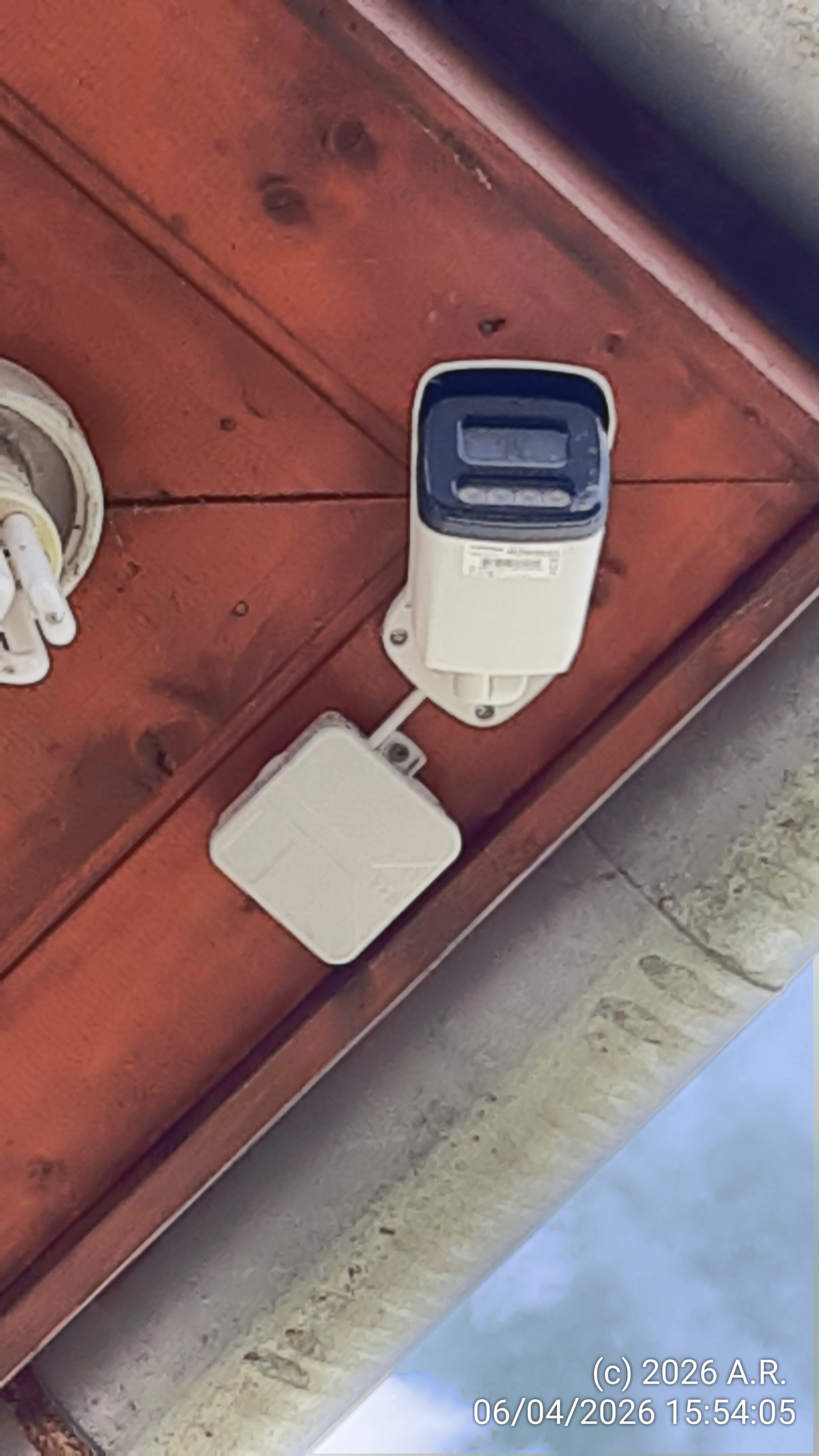 Système CCTV installé - vue générale